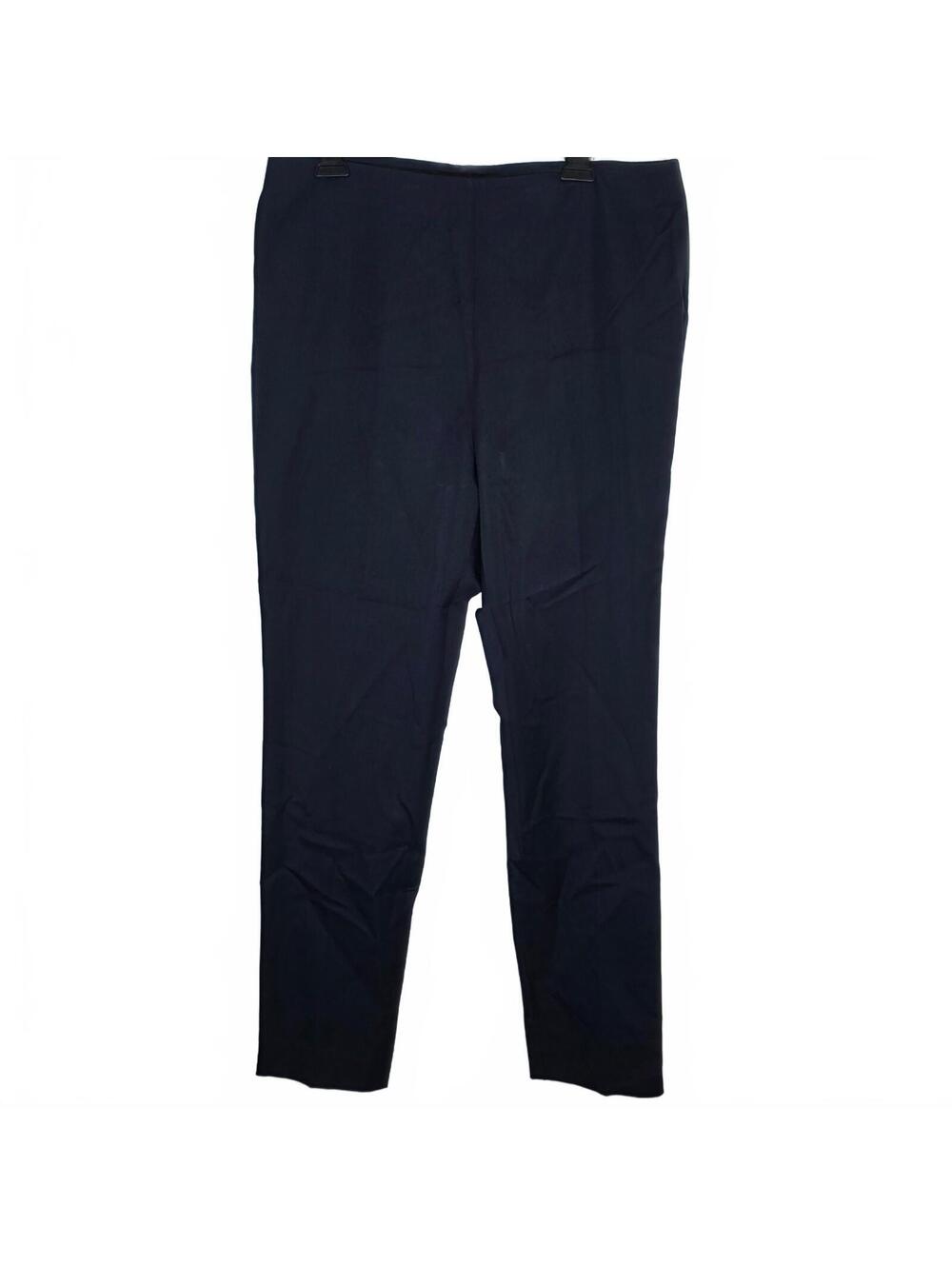 Peace of Cloth Emma Slim Pull on Pant Navy Women's Size Large NWT